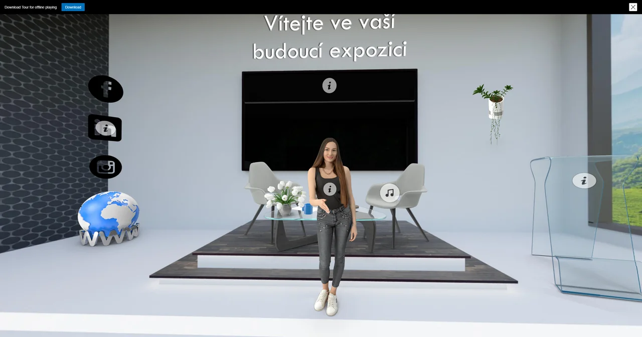 Interaktivní prostor virtuálního kongresu